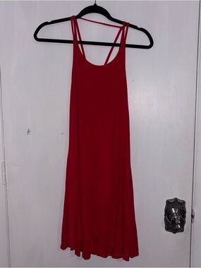 Alya Red Strappy Mini Dress